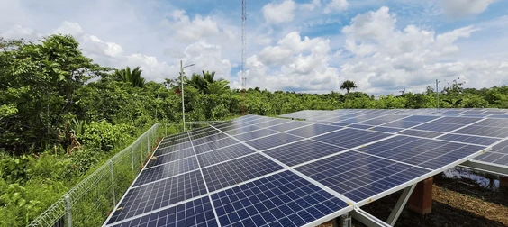 Ground-Mounted Solar Power Plant